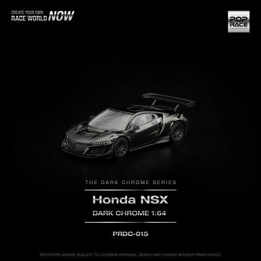 [PRE-ORDER] Pop Race Honda NSX GT3 EV022 - Dark Chrome
