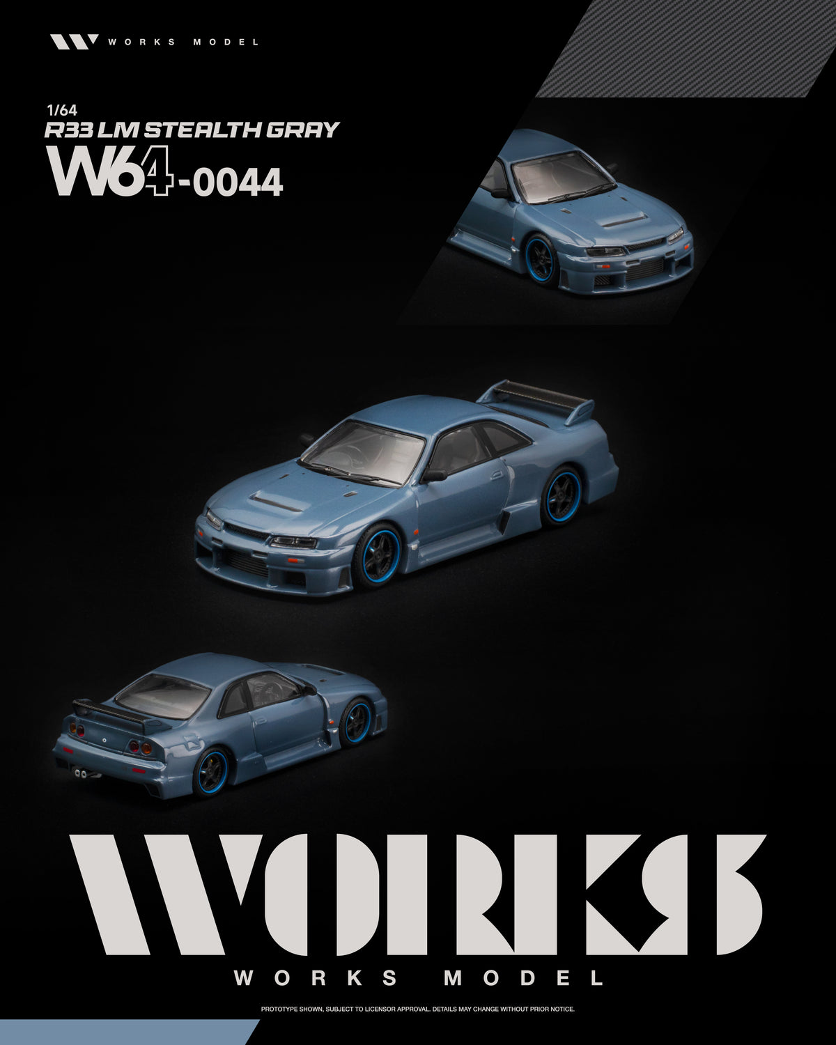 [PRE-ORDER] Works Model R33 LM - Stealth Gray