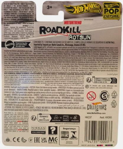 Hot Wheels Premium Pop Culture Motortrend Roadkill Rotsun Custom ‘71 Datsun 240z (“Rotsun”)