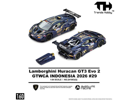 [PRE-ORDER] Trends Hobby Lamborghini Huracan GT3 EVO2 #29 GTWCA Indonesia 2026