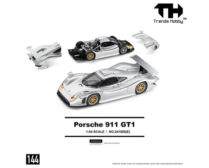 [PRE-ORDER] Trends Hobby Porsche 911 GT1 1998 - Silver
