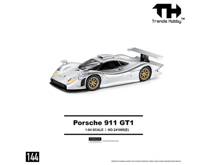 [PRE-ORDER] Trends Hobby Porsche 911 GT1 1998 - Silver