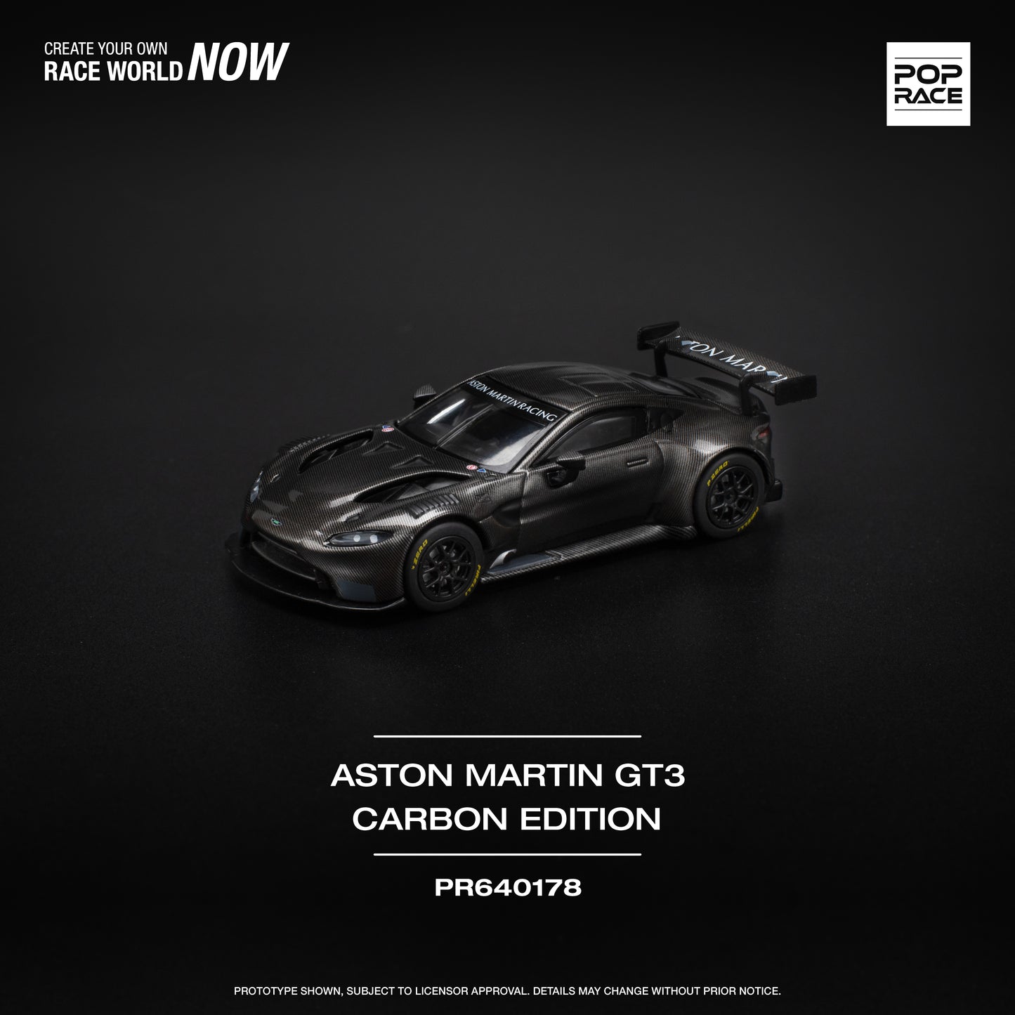 Pop Race Aston Martin GT3 - Carbon Edition