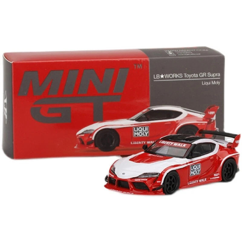 Mini GT #290 LB WORKS Toyota GR Supra - Liqui Moly