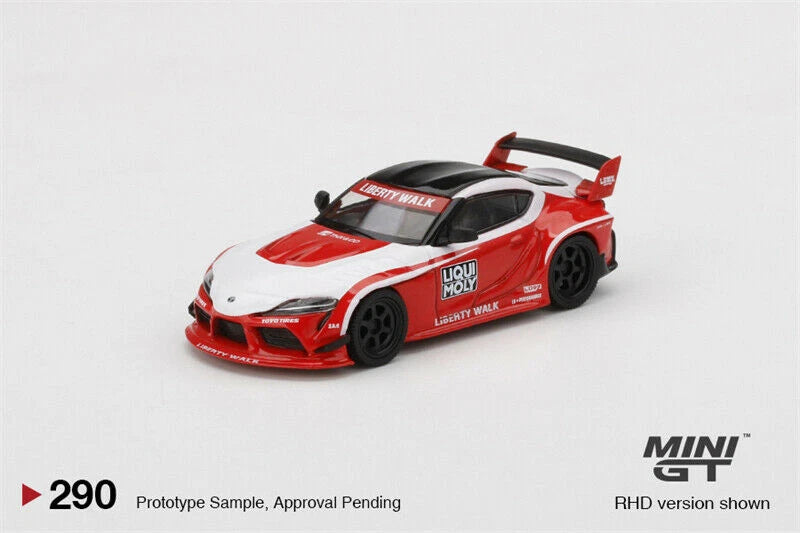 Mini GT #290 LB WORKS Toyota GR Supra - Liqui Moly