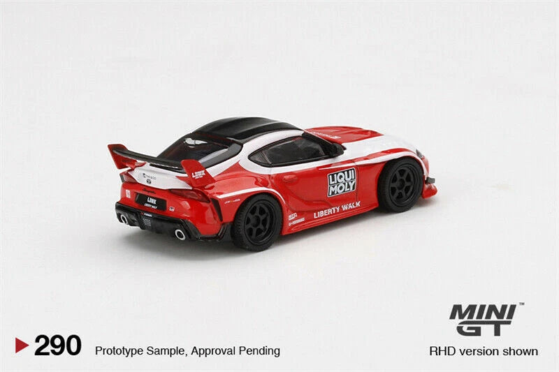 Mini GT #290 LB WORKS Toyota GR Supra - Liqui Moly