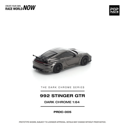 [PRE-ORDER] Pop Race 992 Singer GTR - Dark Chrome