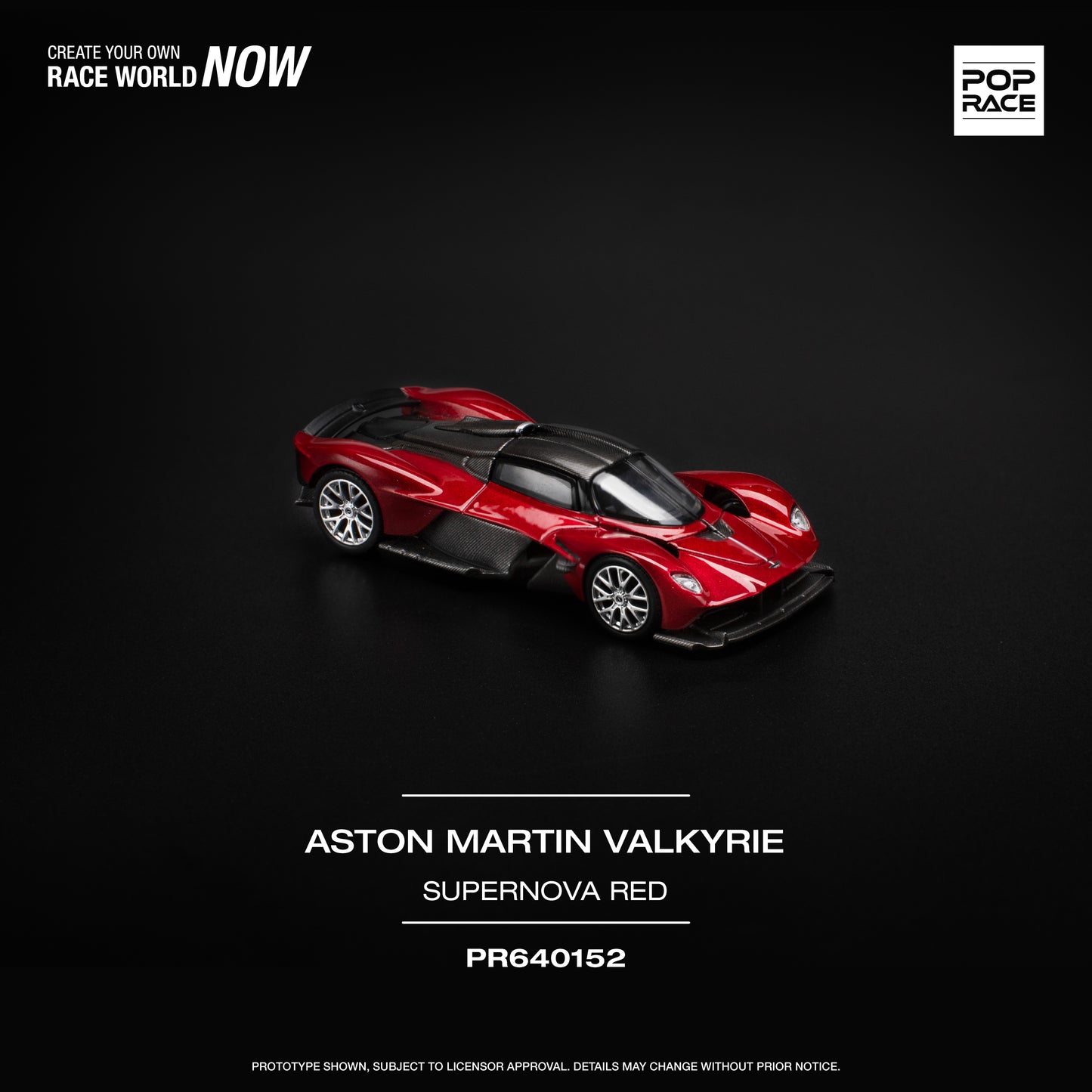 Pop Race Aston Martin Valkyrie Supernova Red
