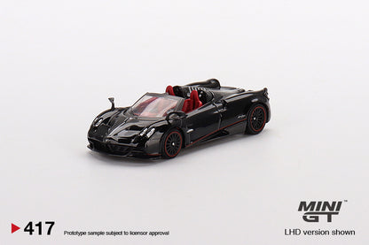 Mini GT Pagani Huayra Roadster Black #417