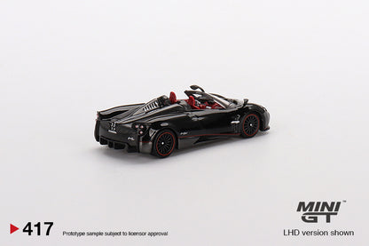 Mini GT Pagani Huayra Roadster Black #417