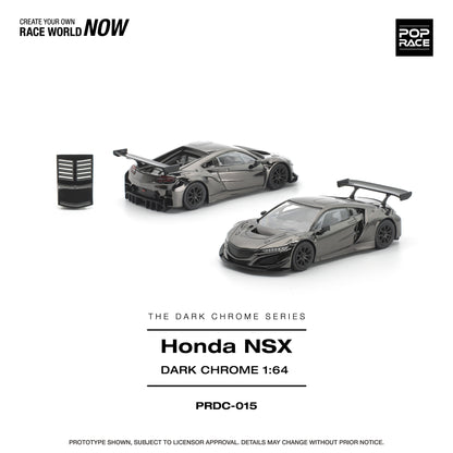 [PRE-ORDER] Pop Race Honda NSX GT3 EV022 - Dark Chrome