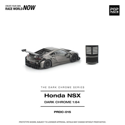 [PRE-ORDER] Pop Race Honda NSX GT3 EV022 - Dark Chrome