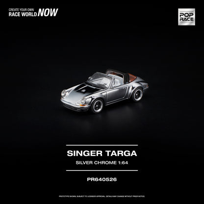 [PRE-ORDER] Pop Race Singer Targa - Silver Chrome