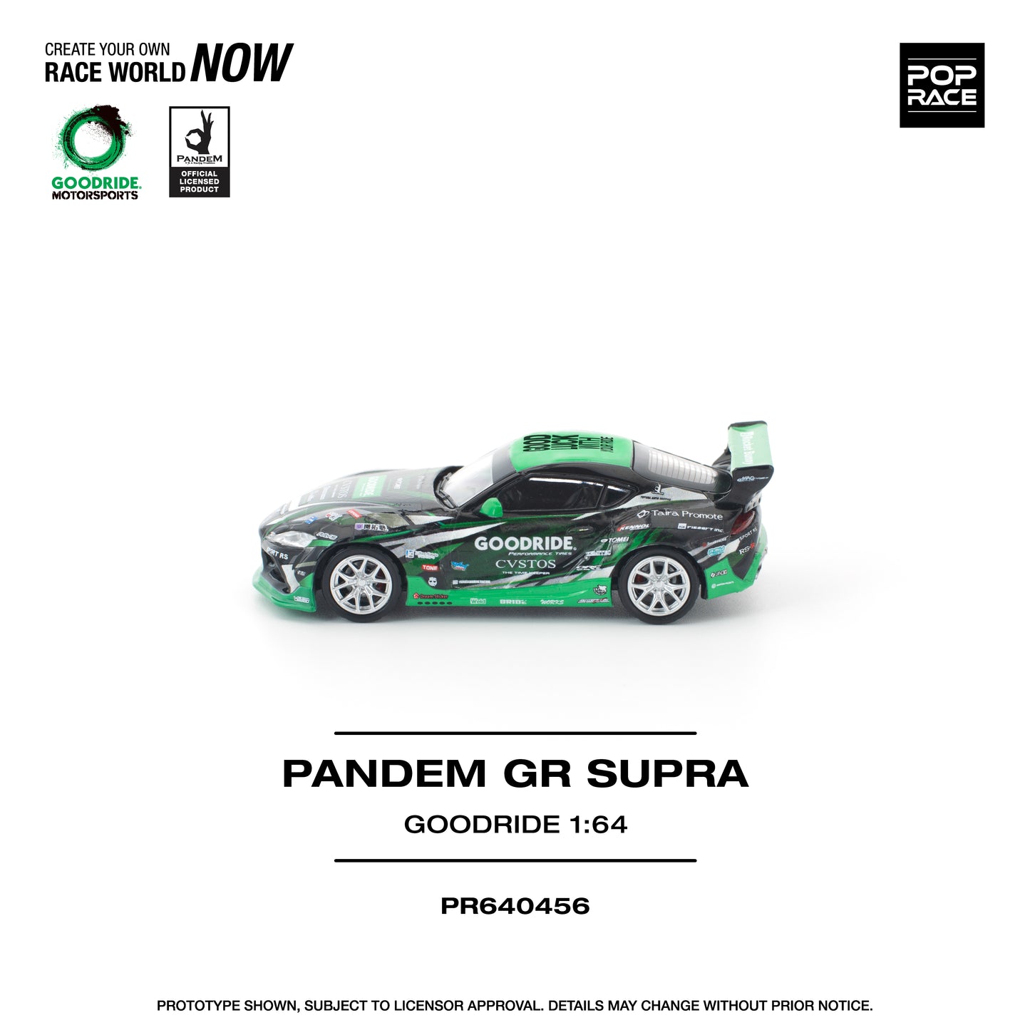 [PRE-ORDER] Pop Race Pandem GR Supra - Goodride