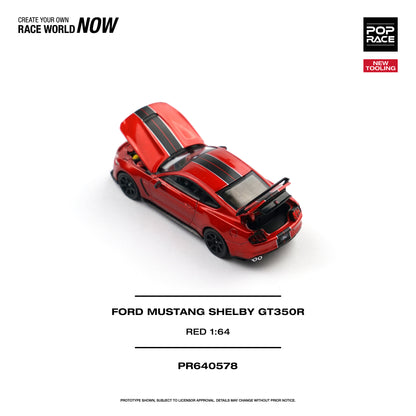 [PRE-ORDER] Pop Race Ford Mustang Shelby GT350R - Race Red