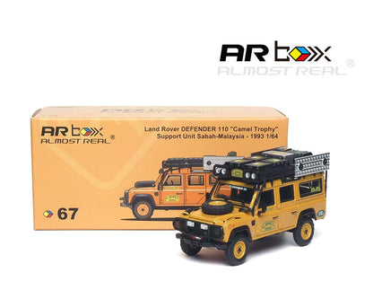 [PRE-ORDER] Almost Real ARbox Land Rover DEFENDER 110 “Camel Trophy” Support Unit Sabah-Malaysia 1993
