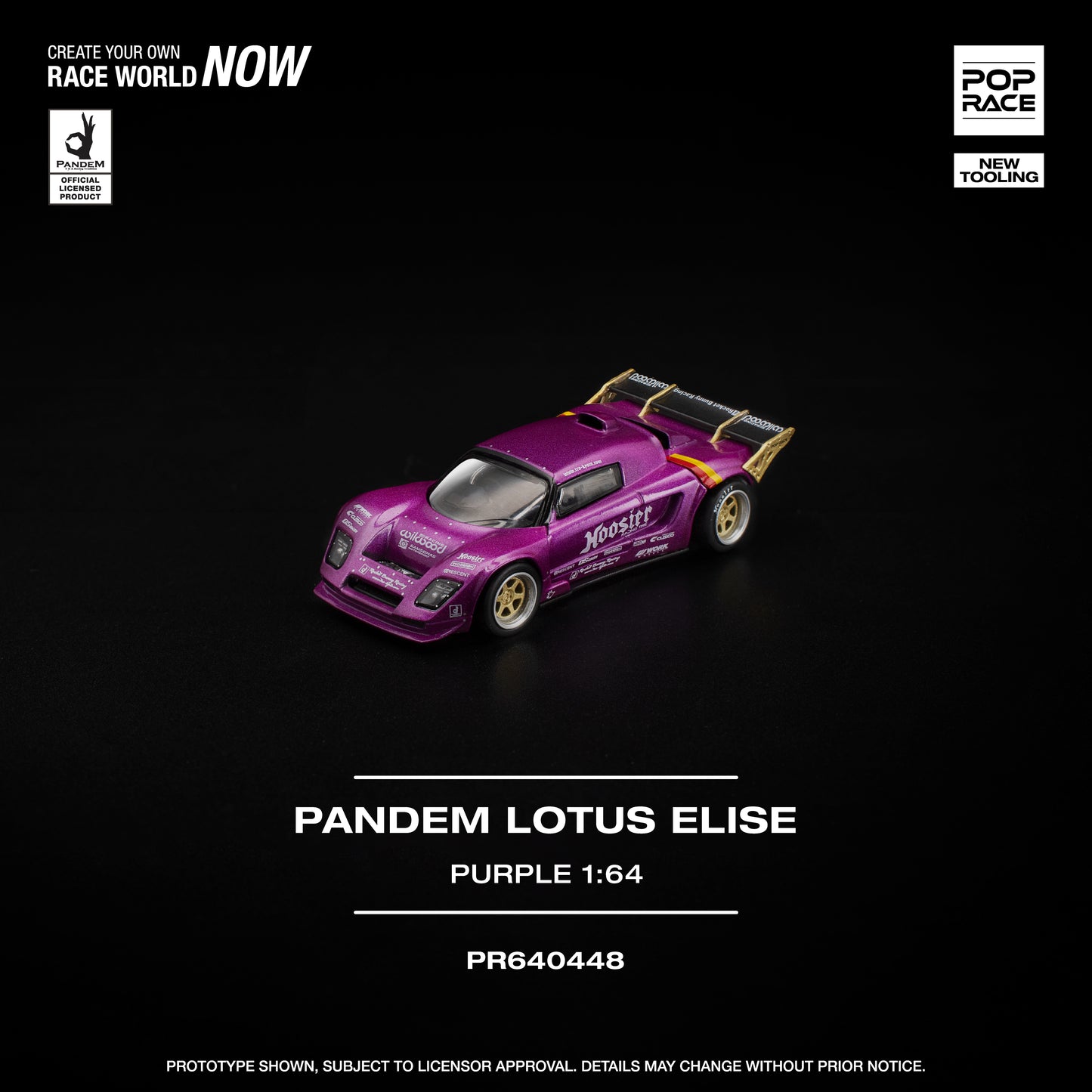 [PRE-ORDER] Pop Race Pandem Lotus Elise - Purple