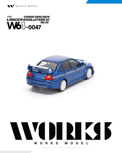 [PRE-ORDER] Works Model Mitsubishi Lancer Evolution V1 - Tommi Makinen Blue