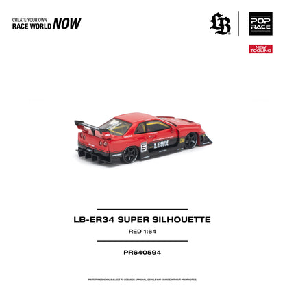 [PRE-ORDER] Pop Race LB-ER34 Super Silhouette - Red