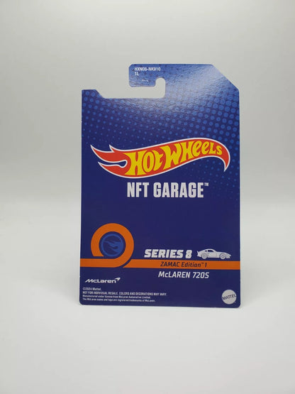 Hot Wheels NFT Garage Series 8 ZAMAC Edition McLaren 720s