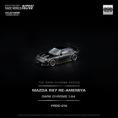 [PRE-ORDER] Pop Race Mazda RX-7 RE-AMEMIYA - Dark Chrome