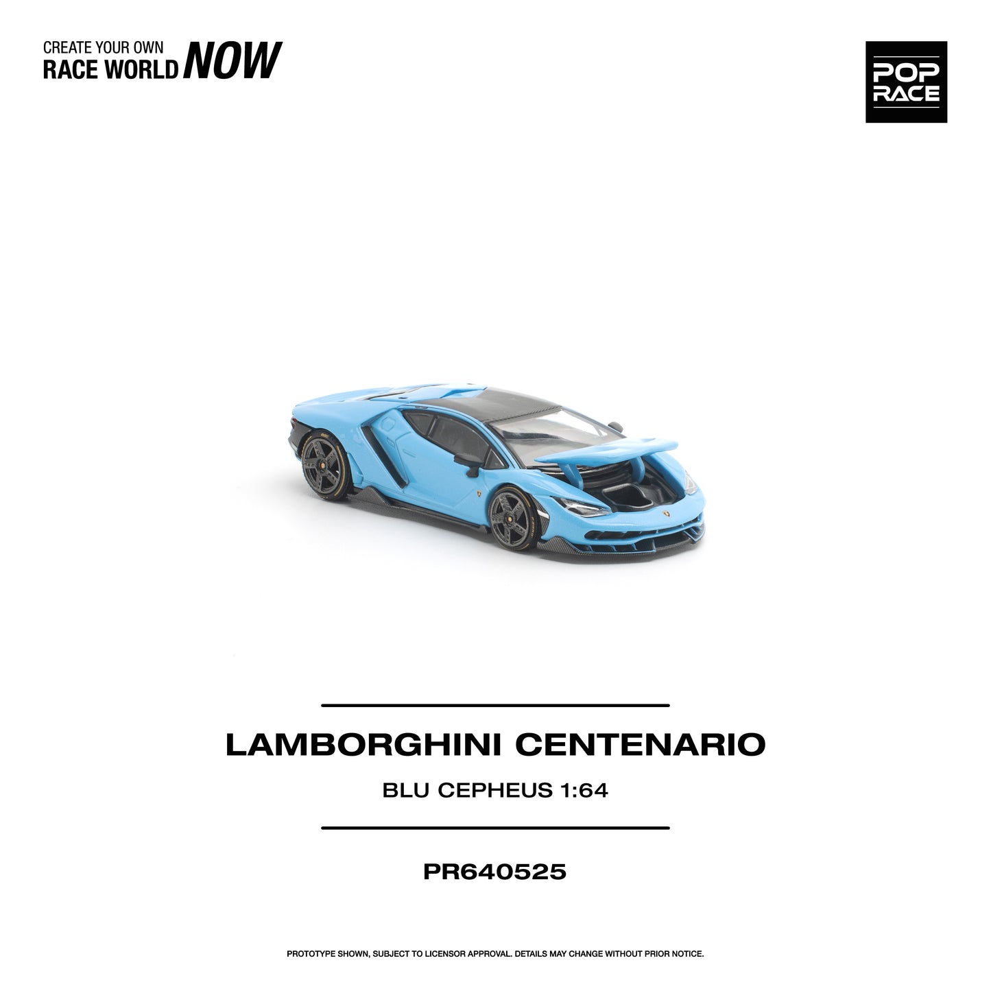 [PRE-ORDER] Pop Race Lamborghini Centenario - Blu Cephus