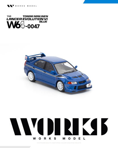 [PRE-ORDER] Works Model Mitsubishi Lancer Evolution V1 - Tommi Makinen Blue