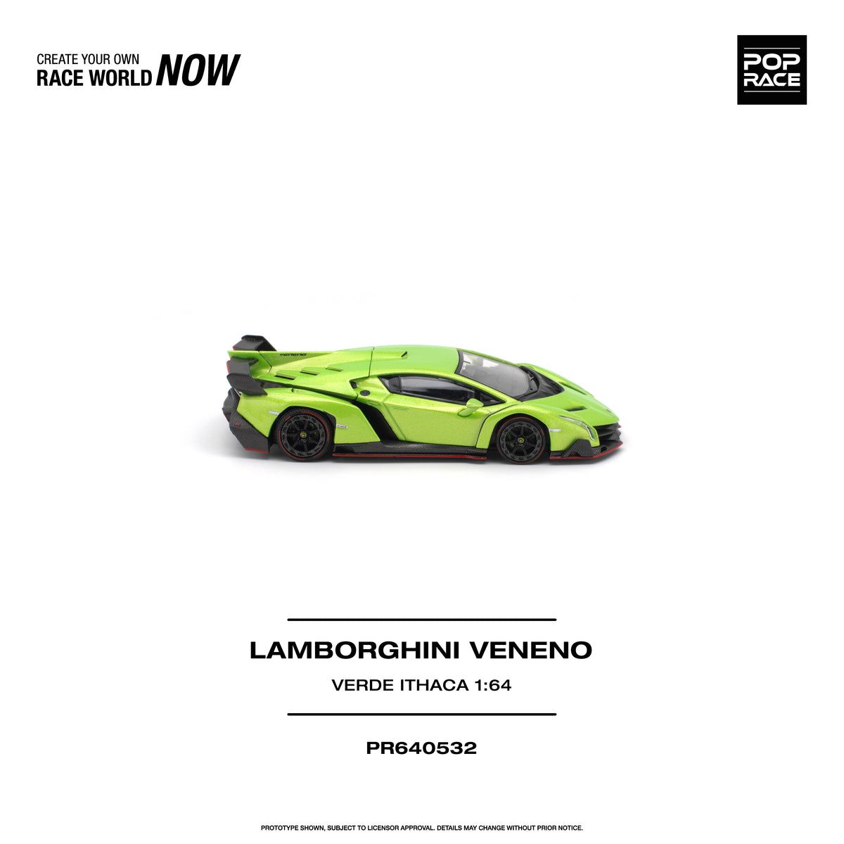 [PRE-ORDER] Pop Race Lamborghini Veneno - Verde Ithaca