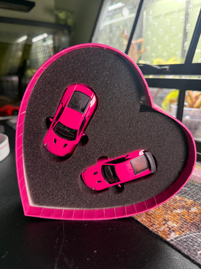 G.C.D. x DiecastTalk Lexus LFA Valentine's Special Set 2 Pack