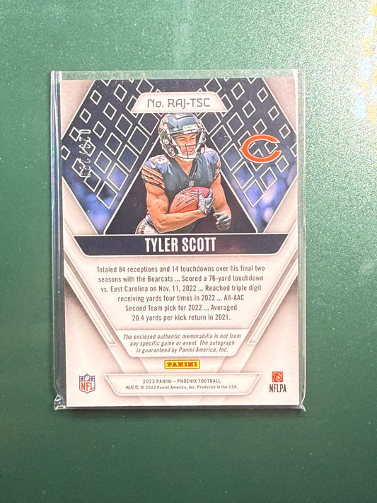 2023 Panini Phoenix Tyler Scott Rookie Patch Auto #RAJ-TSC /299