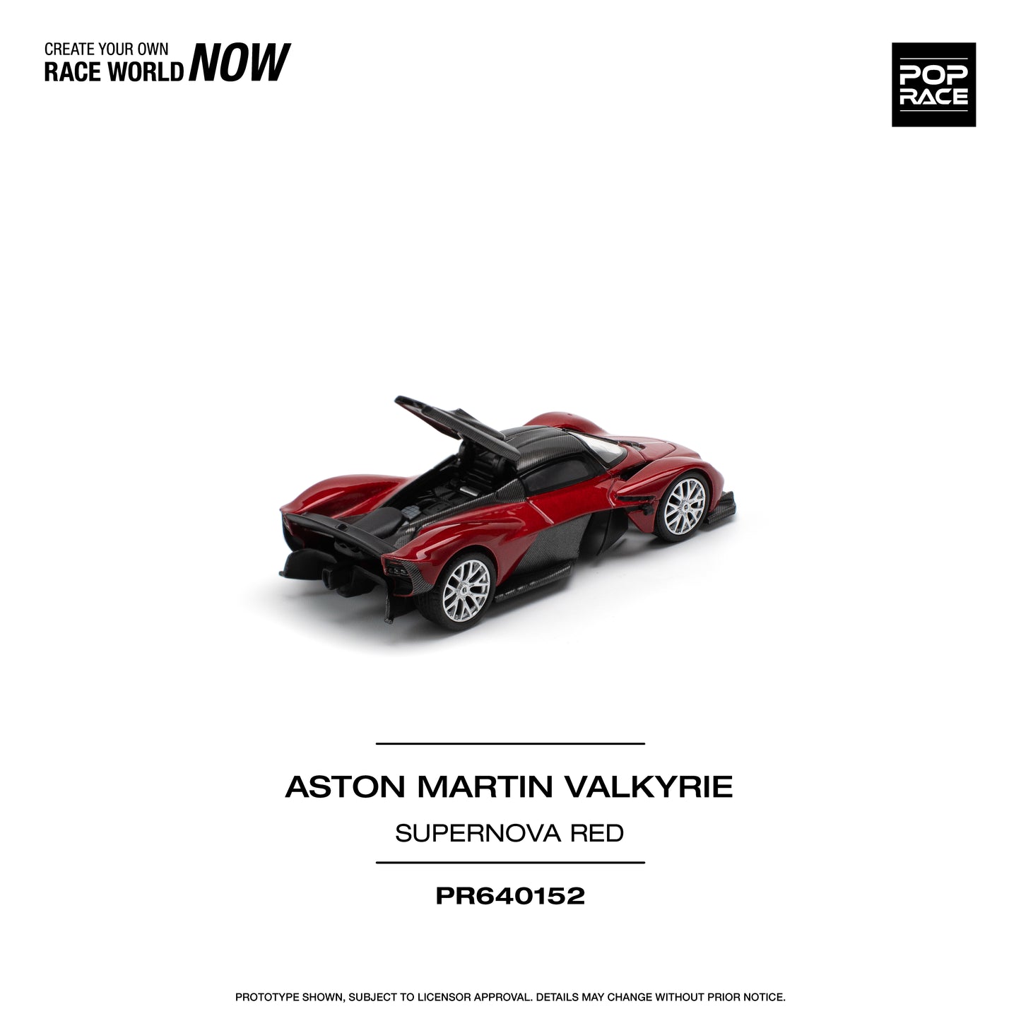 Pop Race Aston Martin Valkyrie Supernova Red