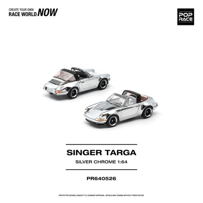 [PRE-ORDER] Pop Race Singer Targa - Silver Chrome