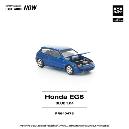 [PRE-ORDER] Pop Race Honda Civic (EG6) - Captiva Blue