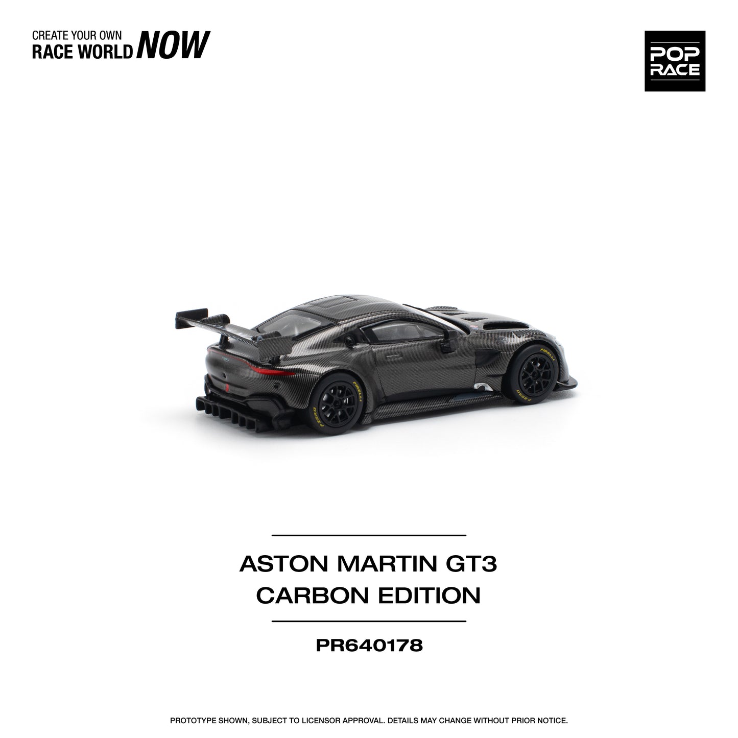 Pop Race Aston Martin GT3 - Carbon Edition