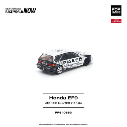 [PRE-ORDER] Pop Race Honda Civic (EF9) - #15 JTC 1991 InterTEC