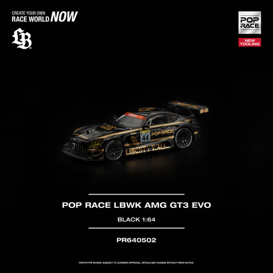 [PRE-ORDER] Pop Race LBWK AMG GT3 EVO - Black