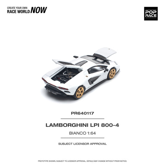 Pop Race Lamborghini Countach LPI 800-4 - Bianco