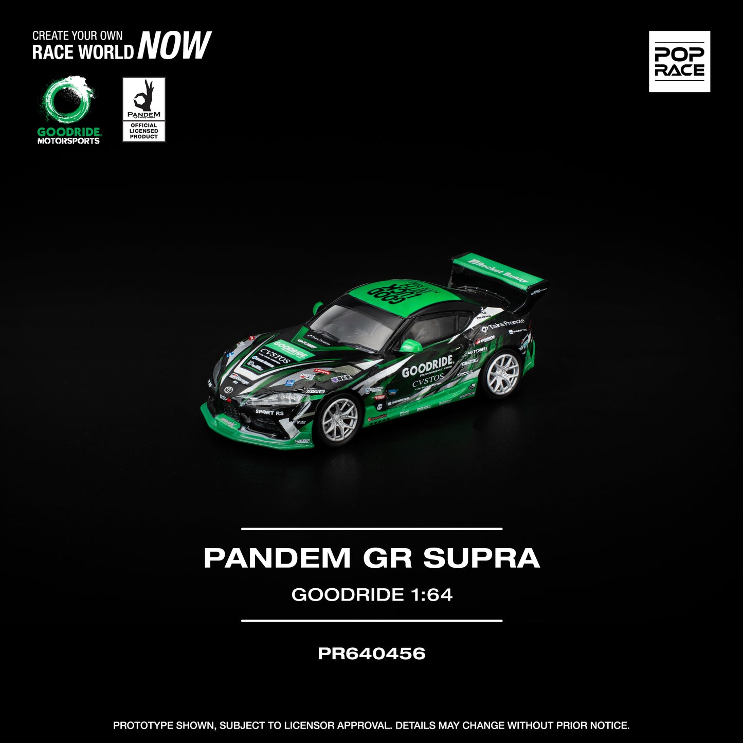 [PRE-ORDER] Pop Race Pandem GR Supra - Goodride