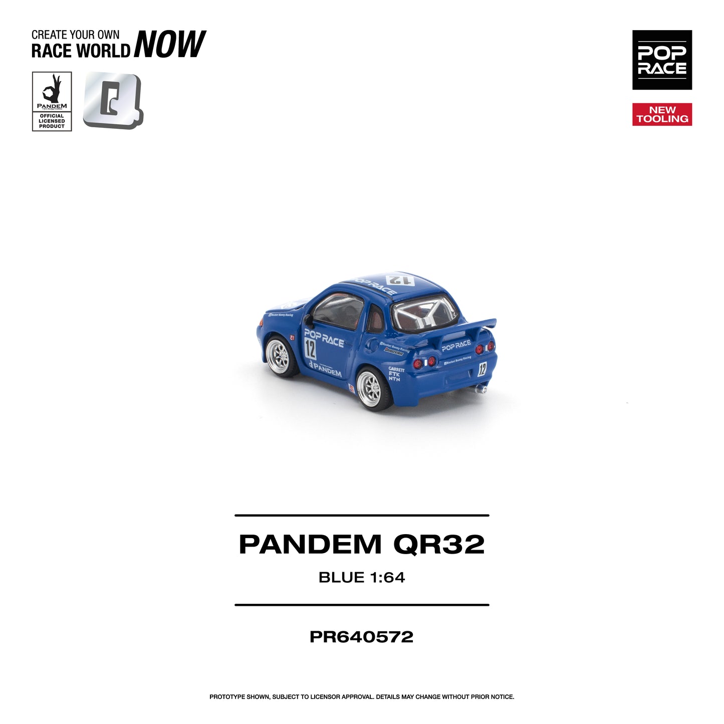 [PRE-ORDER] Pop Race Pandem QR32 - Blue