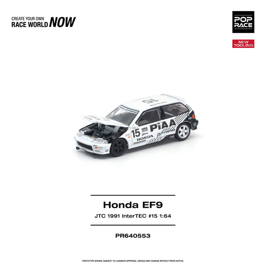 [PRE-ORDER] Pop Race Honda Civic (EF9) - #15 JTC 1991 InterTEC