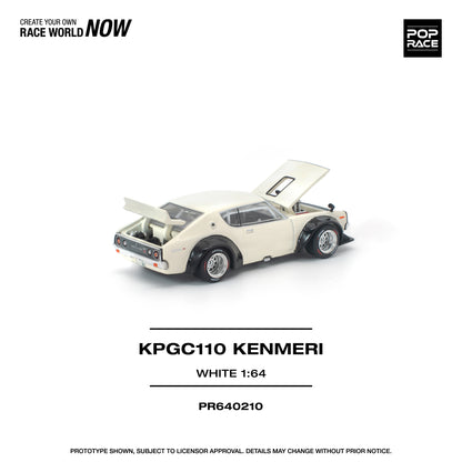 [PRE-ORDER] Pop Race KPGC100 Kenmeri - White