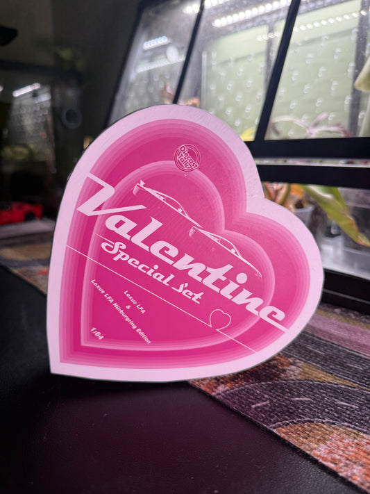 G.C.D. x DiecastTalk Lexus LFA Valentine's Special Set 2 Pack