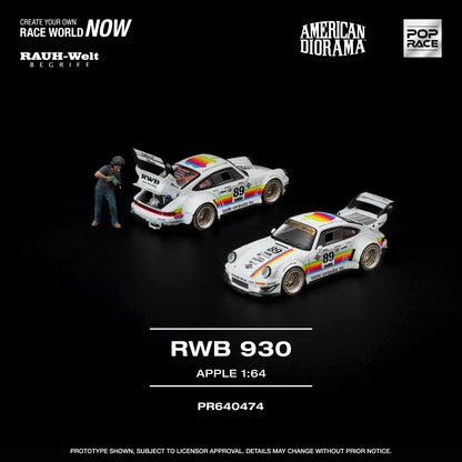 [PRE-ORDER] Pop Race RWB 930 Apple w/ Figure
