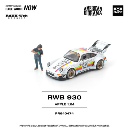 [PRE-ORDER] Pop Race RWB 930 Apple w/ Figure