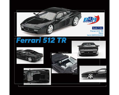[PRE-ORDER] BBR Ferrari 512 TR – Nero Black