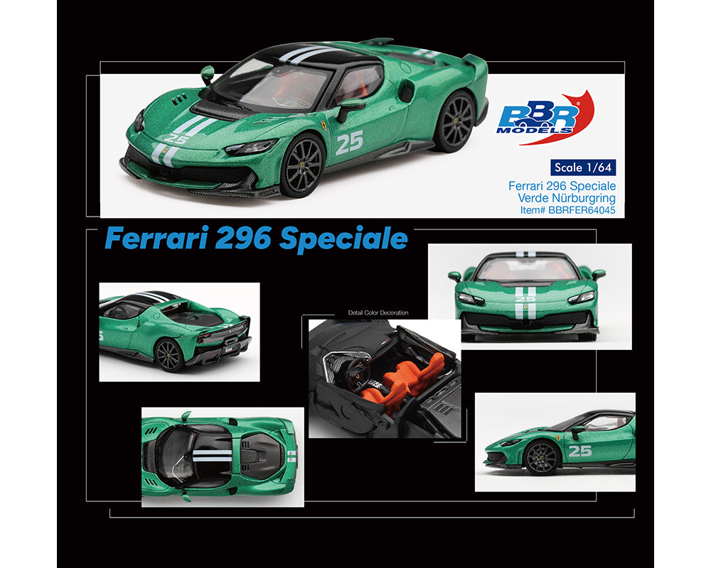 [PRE-ORDER] Ferrari 296 Speciale - Verde Nürburgring