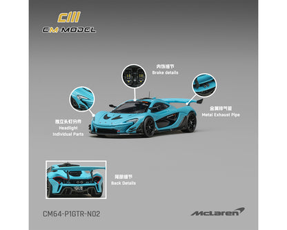 [PRE-ORDER] CM Model Mclaren P1 GTR - Iridium Blue