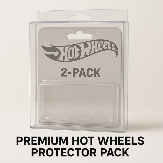Premium Hot Wheels Protector Pack (Fits 2-Pack Blister Cards)