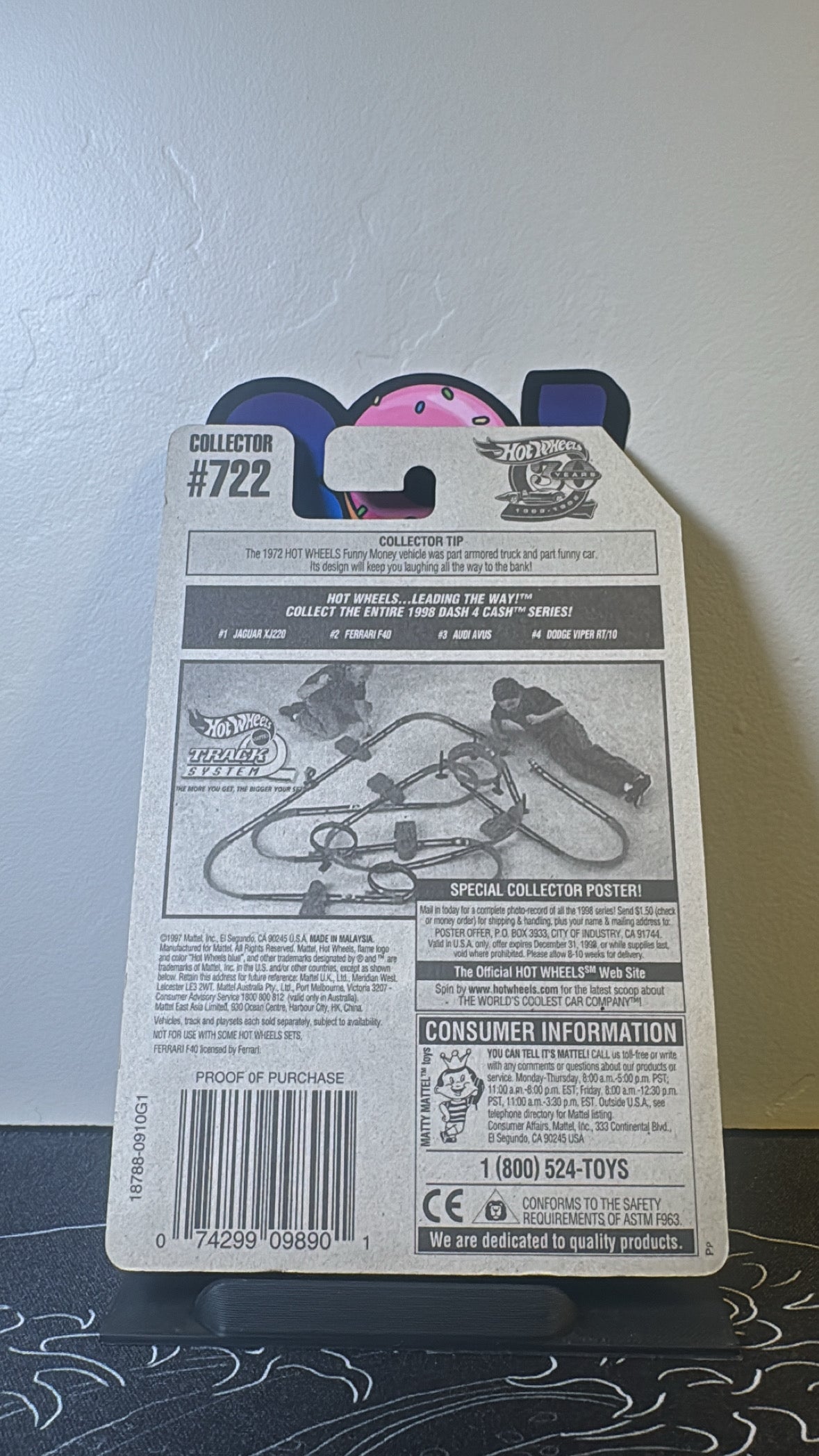 Hot Wheels Dash 4 Cash Ferrari F40 #2 of 4