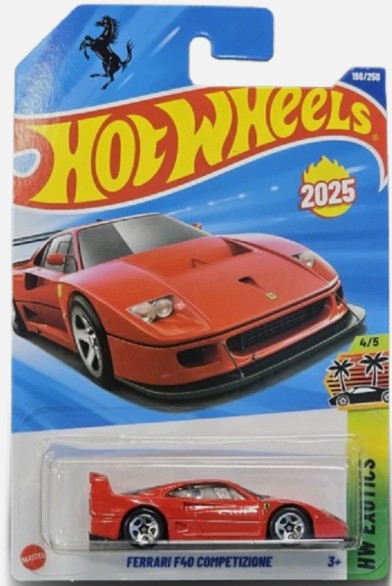 Hot Wheels Exotics 4/5 Ferrari F40 Competizione - Red